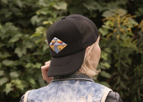 czapka z daszkiem motocyklowa czarna get lost