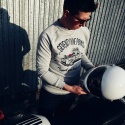 bluza motocyklowa szara support customs