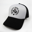 czapka z daszkiem motocyklowa biało czarna Open Helmet