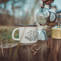 Kubek Emaliowany 79 Point Adventure Is Out There - Beżowy