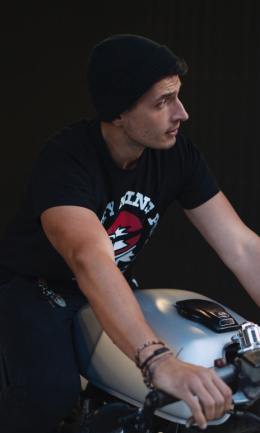 czapka dokerka zimowa czarna flash helmet