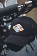 czapka z daszkiem motocyklowa czarna get lost