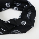 Komin motocyklowy 79 Point Black Cafe Racer