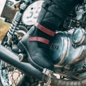 buty turystyczne dla motocyklisty w stylu vintage