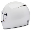 kask motocyklowy vintage biltwell gringo sv bialy polysk
