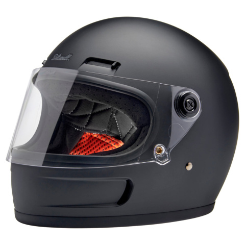 kask motocyklowy vintage biltwell gringo sv czarny mat