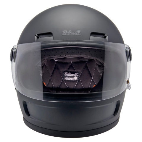 kask motocyklowy vintage biltwell gringo sv czarny mat