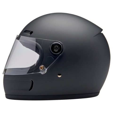 kask motocyklowy vintage biltwell gringo sv czarny mat