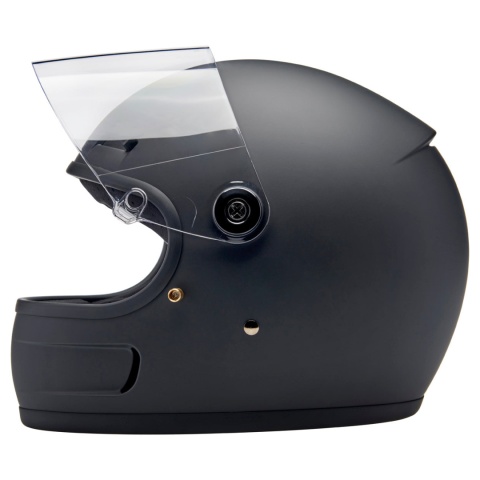 kask motocyklowy vintage biltwell gringo sv czarny mat